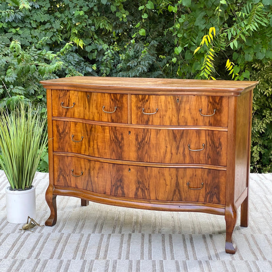 Antique Wooden 4 Drawer Dresser