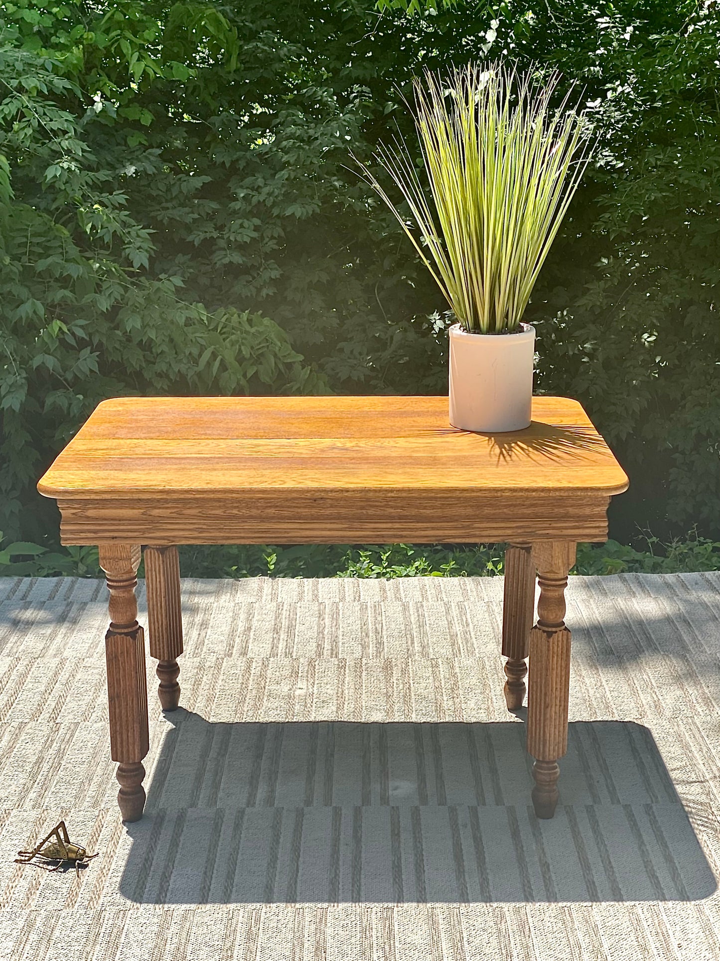 Small Vintage Oak Table