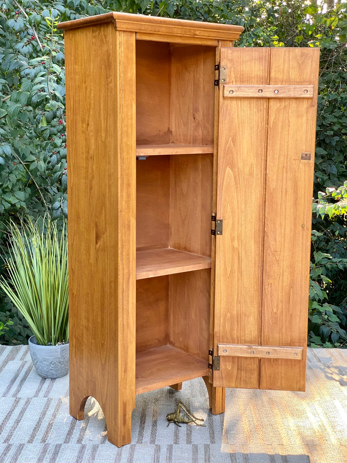 Nice Wooden 3 Shelf Pantry Cabinet