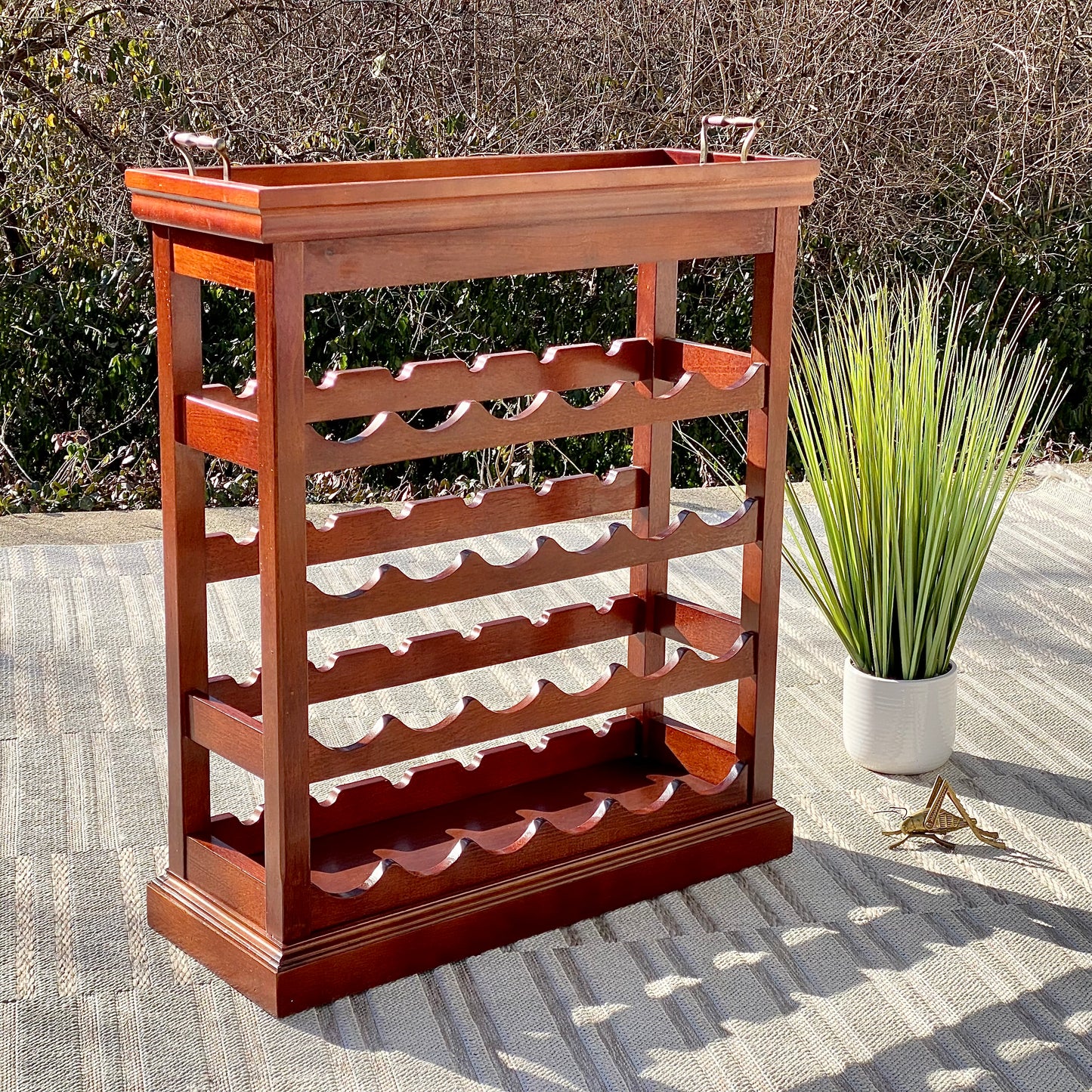 Bombay Wooden Wine Rack