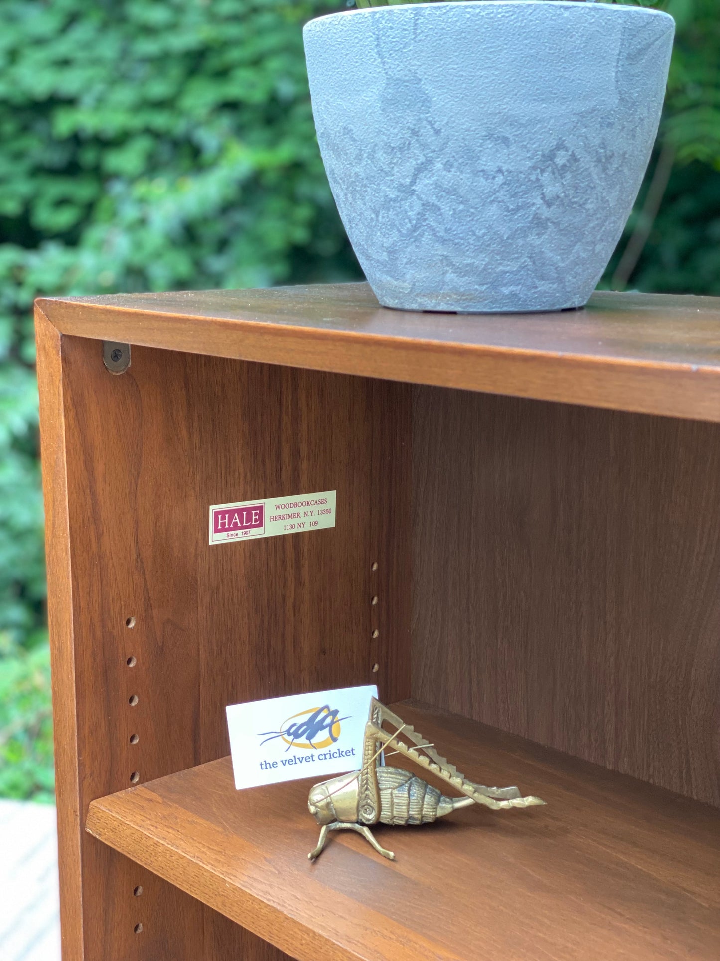 Pair of Vintage Wooden Hale Bookshelves