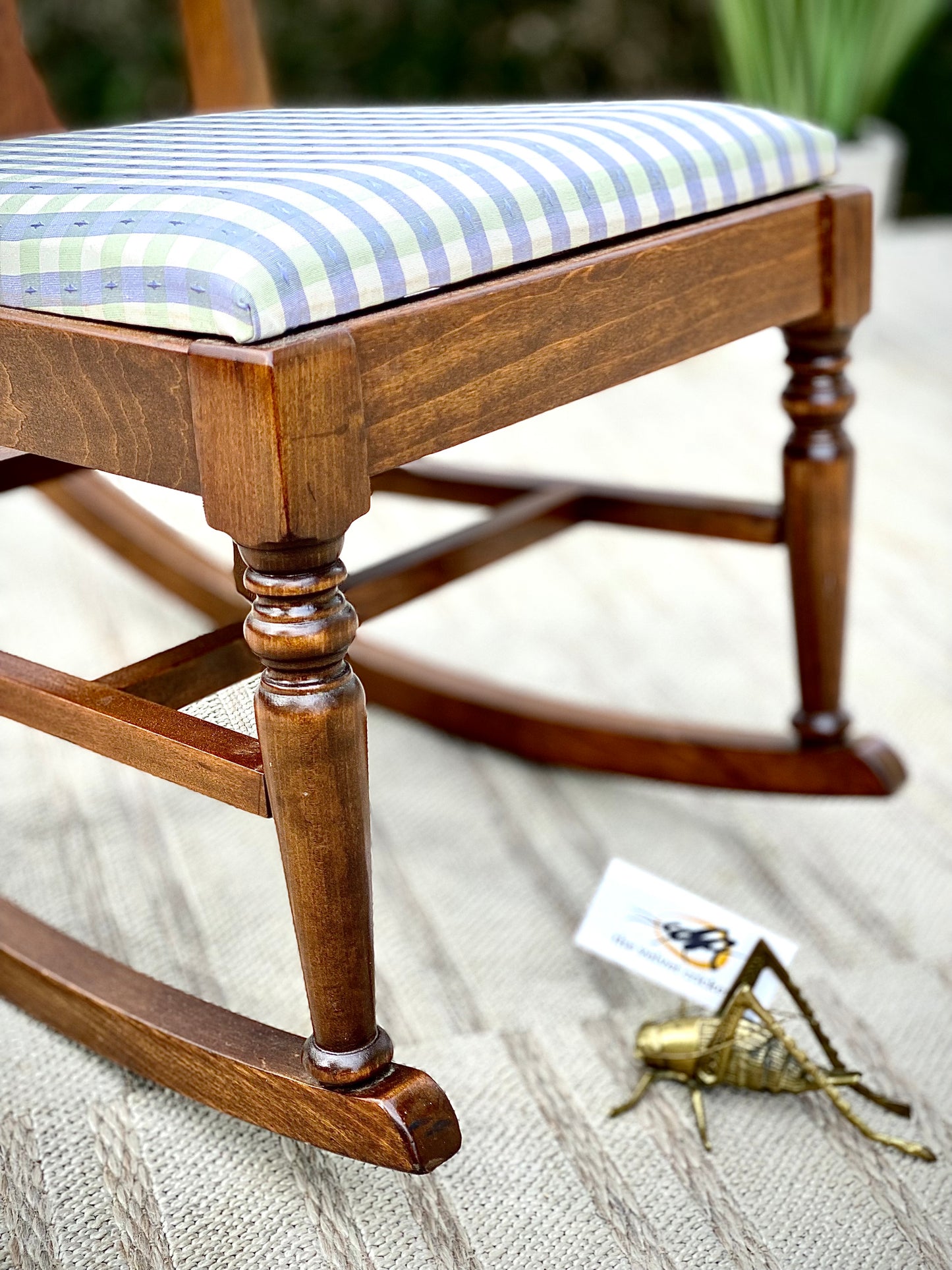 Vintage Wooden Children’s Rocking Chair