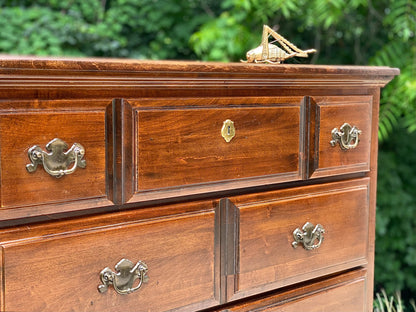 Vintage Kimball 5 Drawer Highboy Dresser