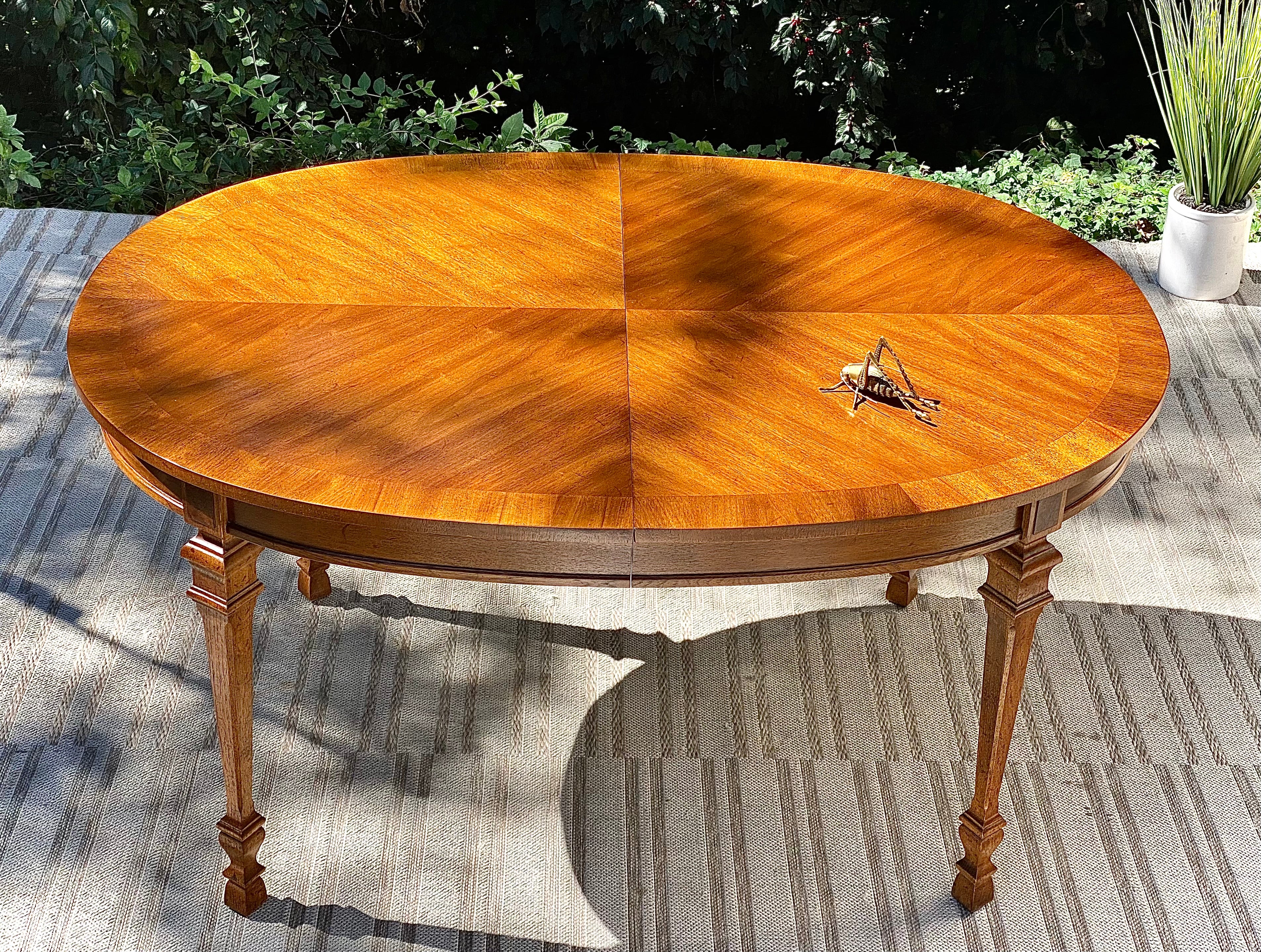 Vintage Wooden Drexel Dining Table – The Velvet Cricket