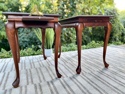 Pair of Wooden Side Tables