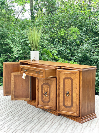 Arcese Brothers Wooden Sideboard Credenza