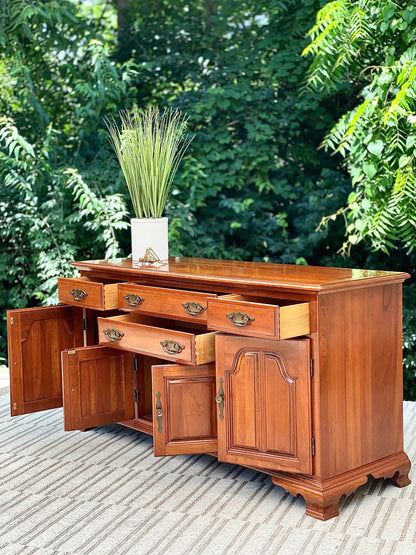 Vintage Taylor Jamestown Cherry Sideboard Buffet