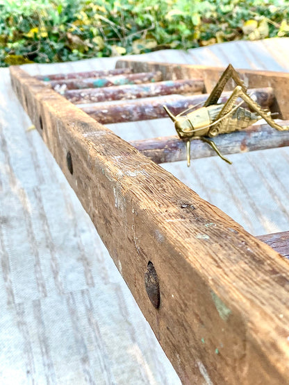 Large Vintage Wooden Ladder