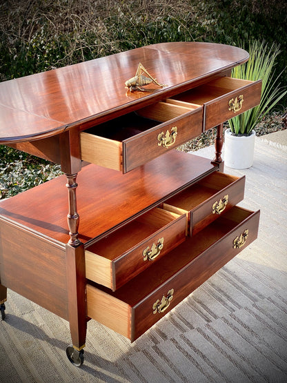 Fine Pennsylvania House Cherry Drop Leaf Server