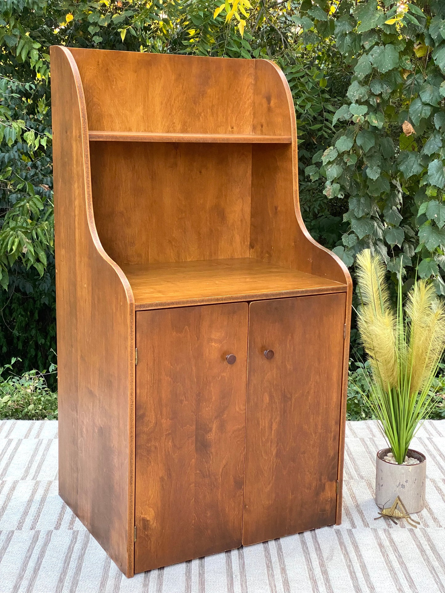 Vintage MCM Wooden Bar Cabinet