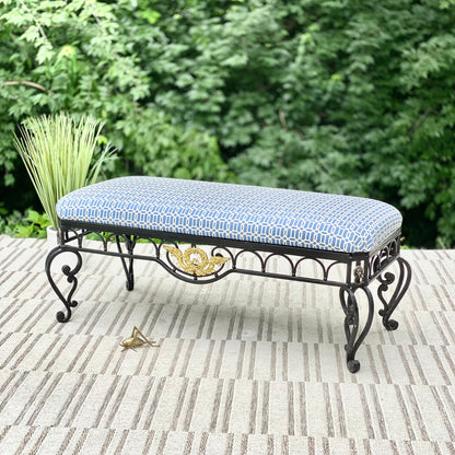 Modern Metal Hallway Bench