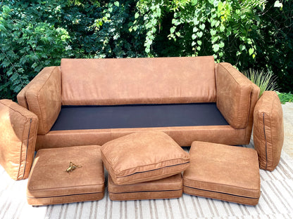 Beautiful Genuine Leather Sofa Couch