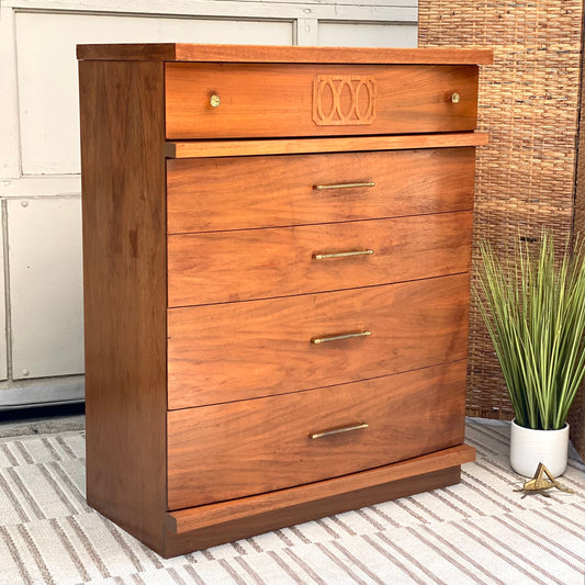 Retro MCM 4 Drawer Dresser