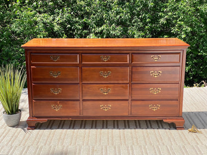 Vintage Link Taylor Solid Cherry 12 Drawer Dresser