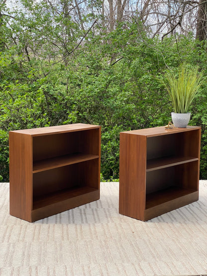 Pair of Vintage Hale Wooden Bookshelves