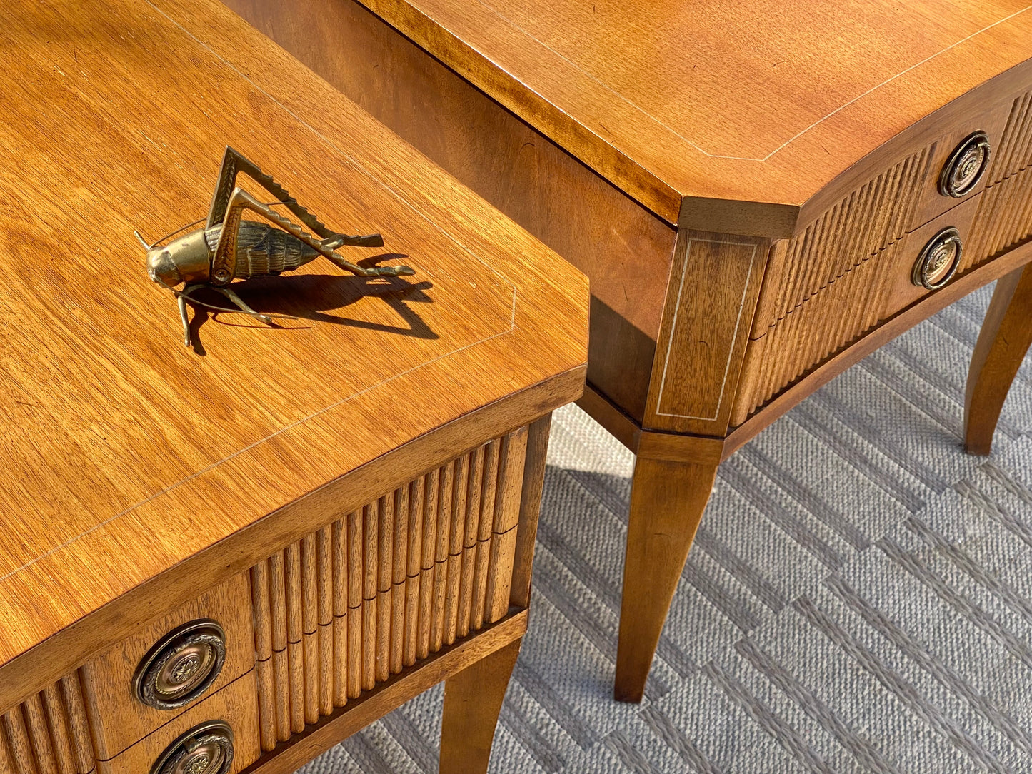 Vintage Mid Century Hammary Side End Tables