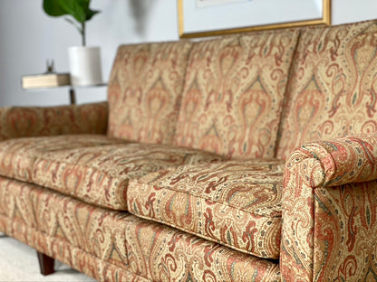 Vintage Upholstered Couch Sofa