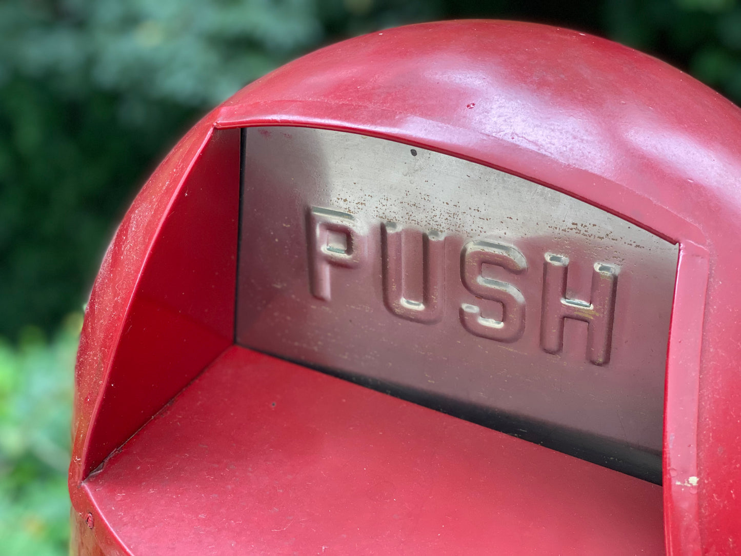 Authentic Vintage Bullet Trash Can