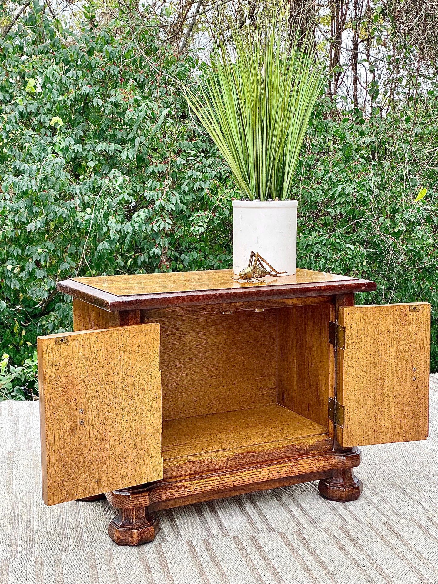 Vintage Stanley Nightstand Side Table