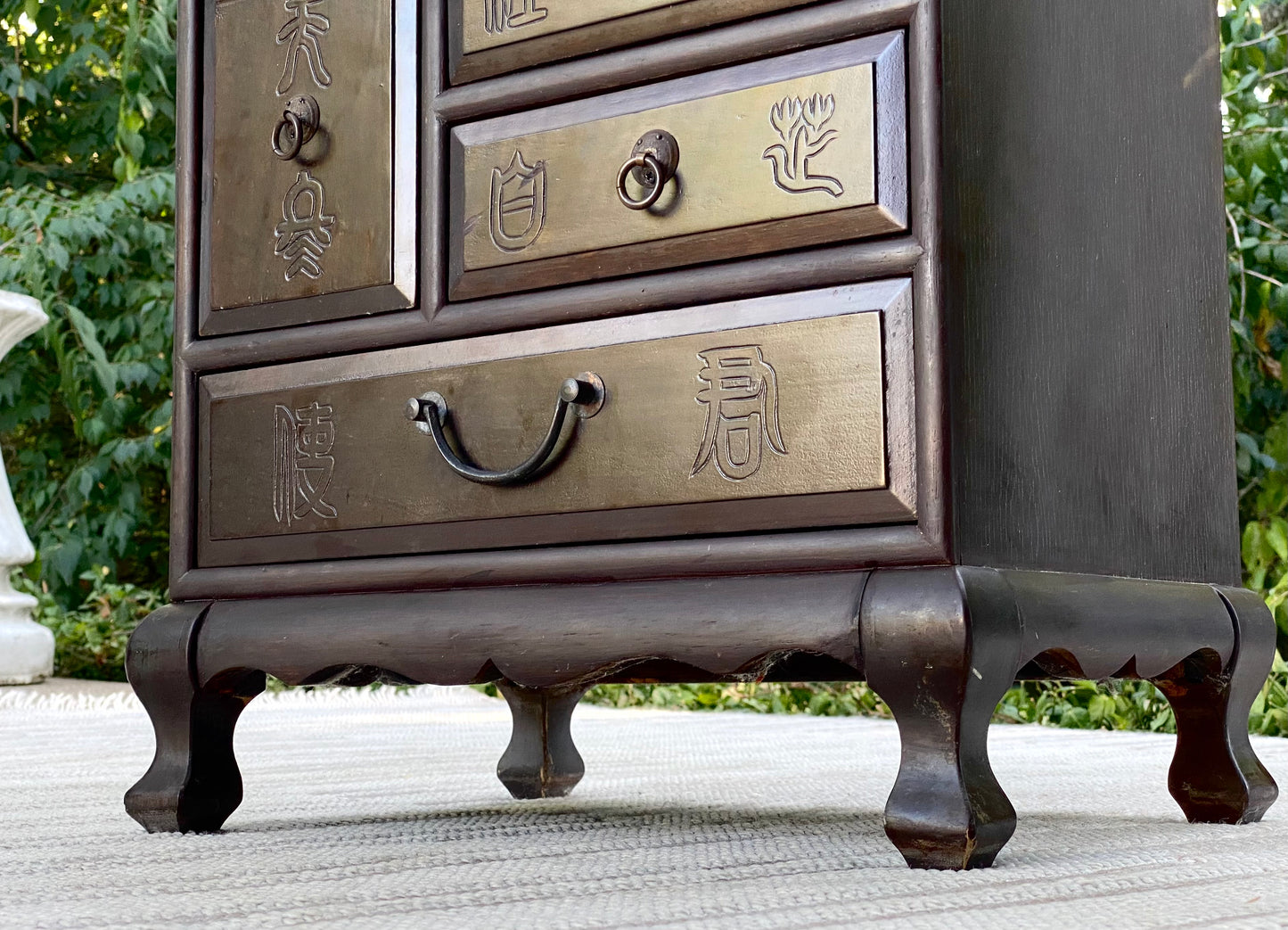 Korean Wooden Accent Cabinet