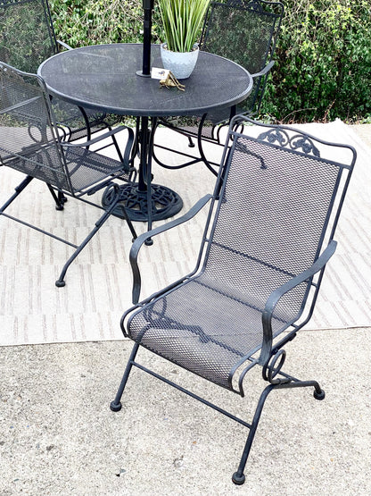 Nice Woodard Style Iron Patio Set