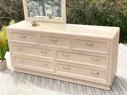 Vintage Thomasville 7 Drawer Lowboy Dresser