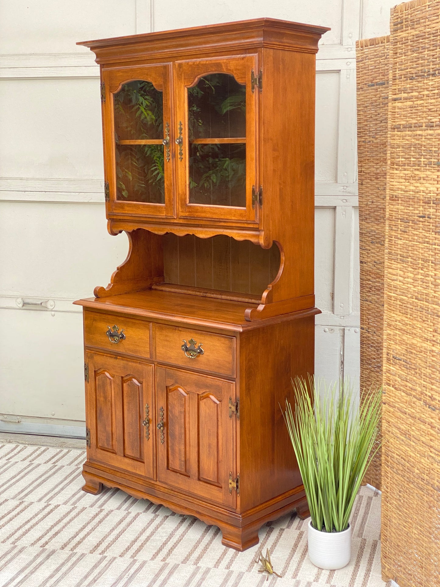 Vintage Haywood Wakefield Wooden Hutch