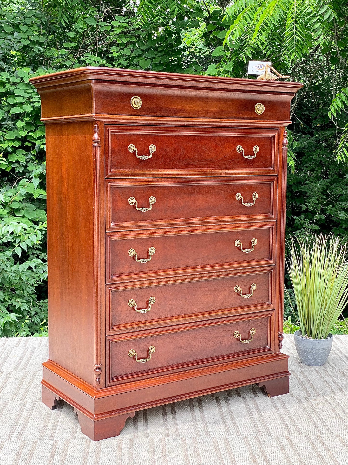 Nice Drexel 6 Drawer Highboy Dresser