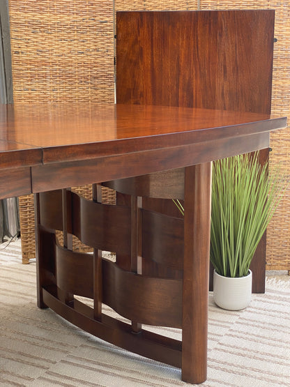 Nice Modern Wooden Table with Leaf