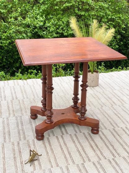 Vintage Wooden Plant Stand Fern Table