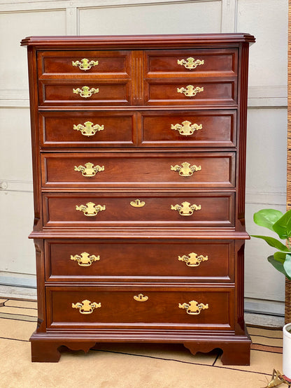 Nice Bassett Wooden 6 Drawer Dresser