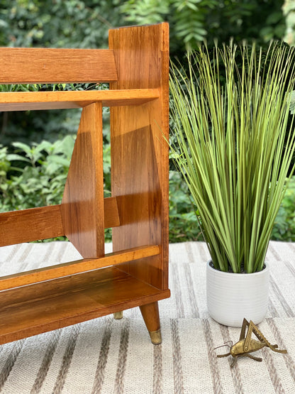 Vintage MCM Wooden Bookshelf