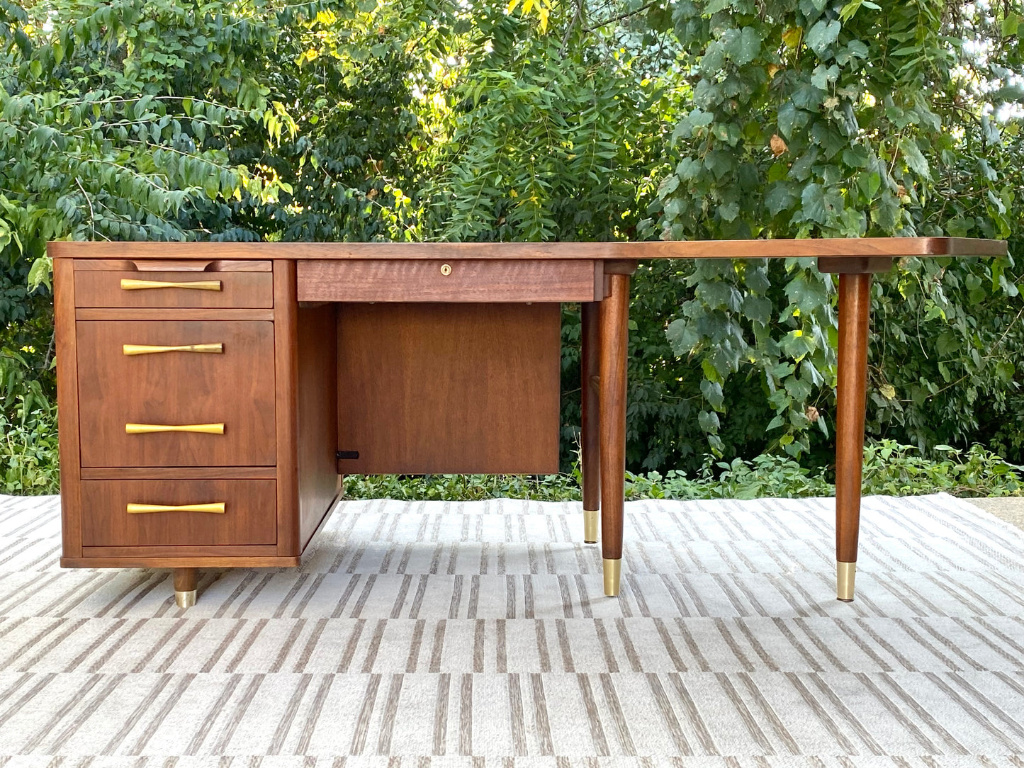 Vintage MCM Jasper Office Desk