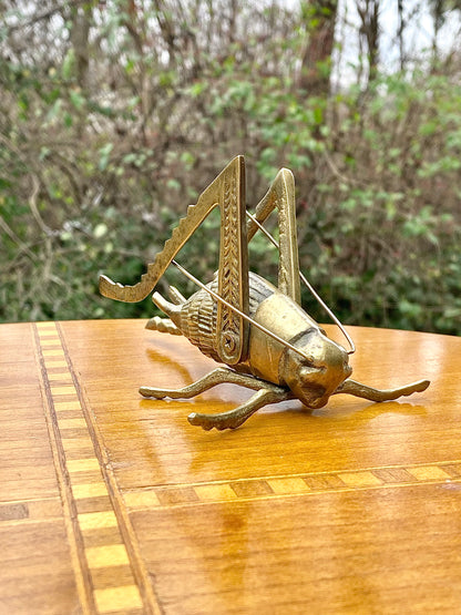 Small Wood & Metal Side Table Plant Stand