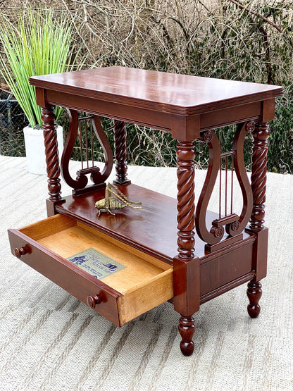 Vintage Wooden Side Table