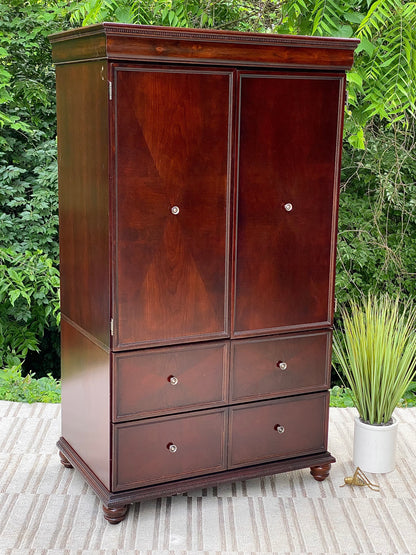 Nice Wooden Storage Armoire Cabinet