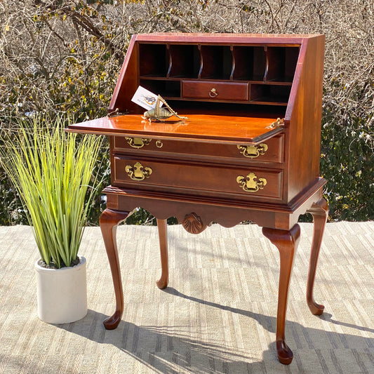 Nice Wooden 2 Drawer Secretary