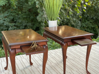 Pair of Wooden Side Tables