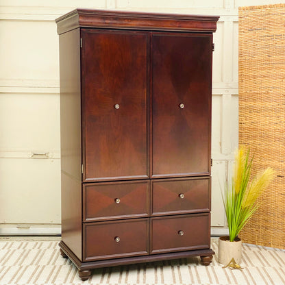 Modern Wooden Armoire Cabinet