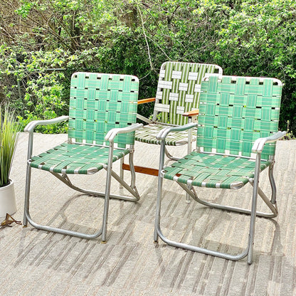 3 Vintage Fold Lawn Chairs