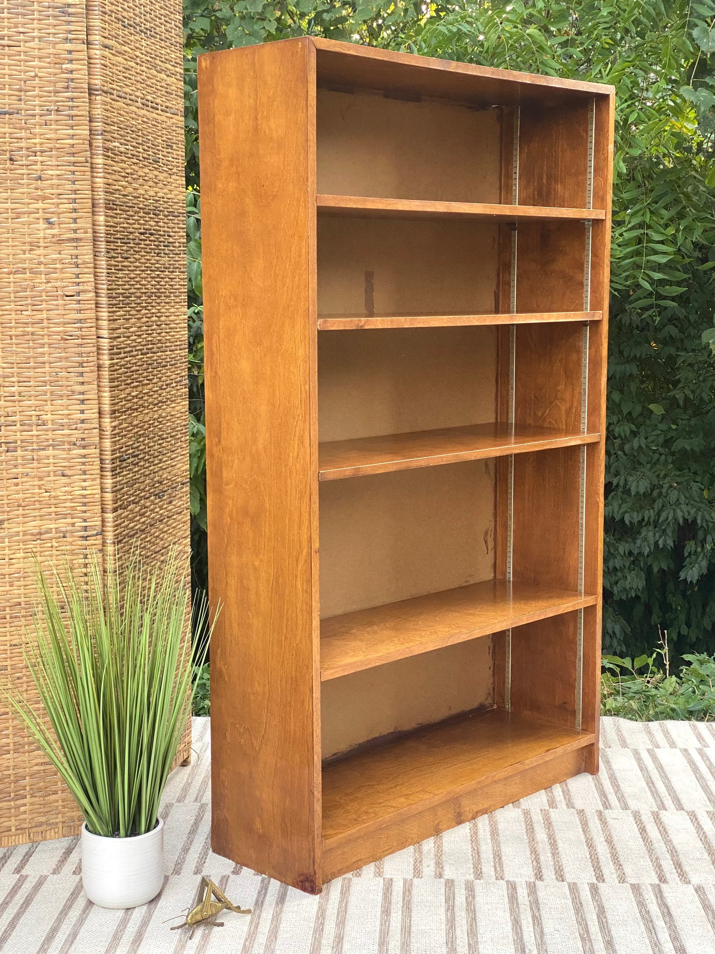 Vintage MCM Bookcase Bookshelf