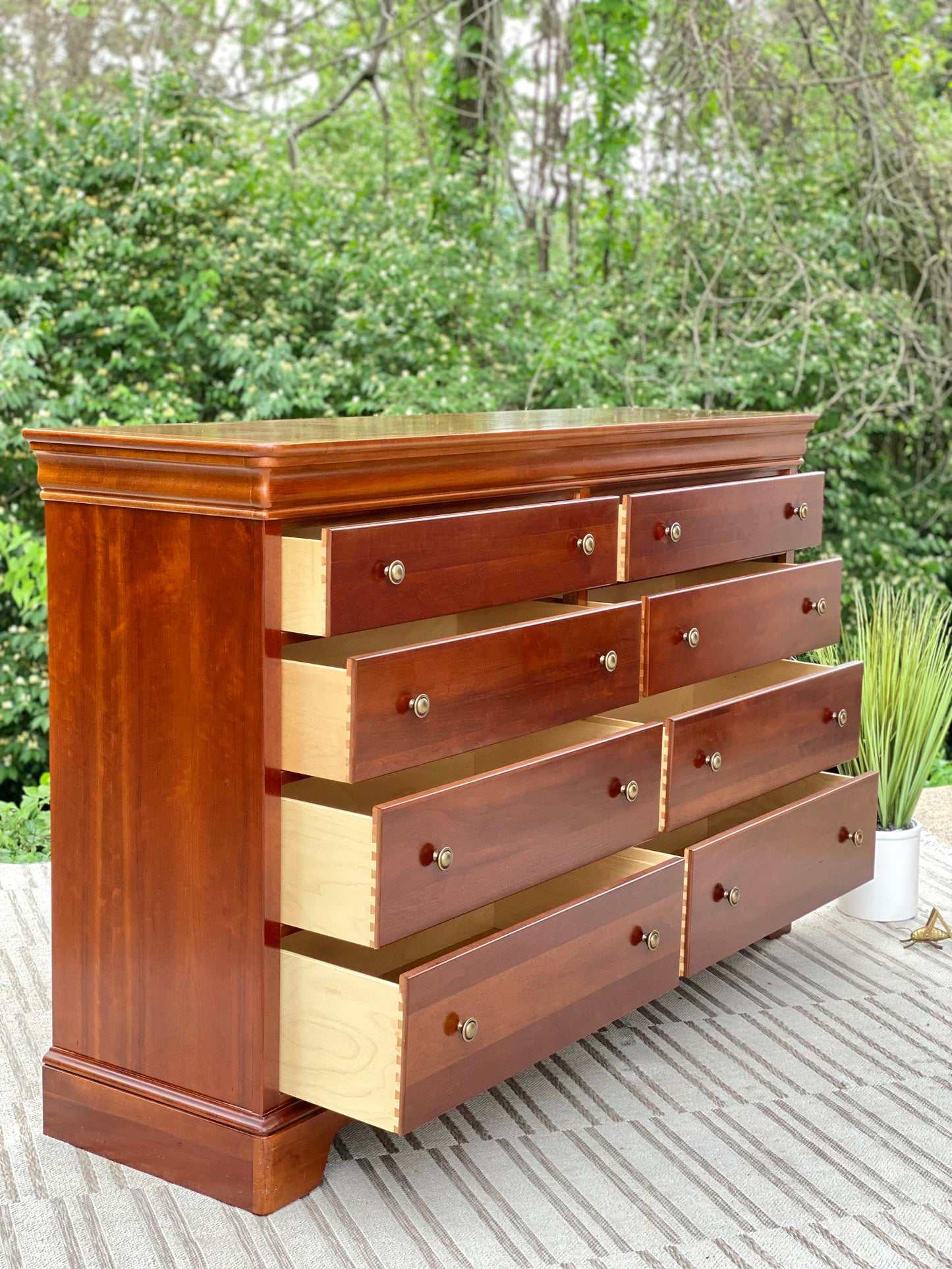 Wooden Stanley 8 Drawer Dresser