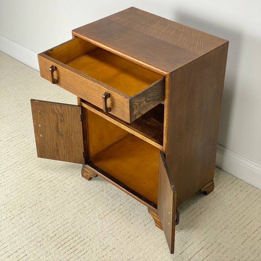 Vintage Oak Side Table