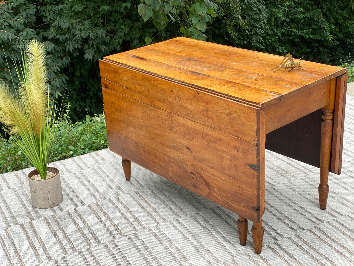 Vintage Wooden Drop Leaf Table