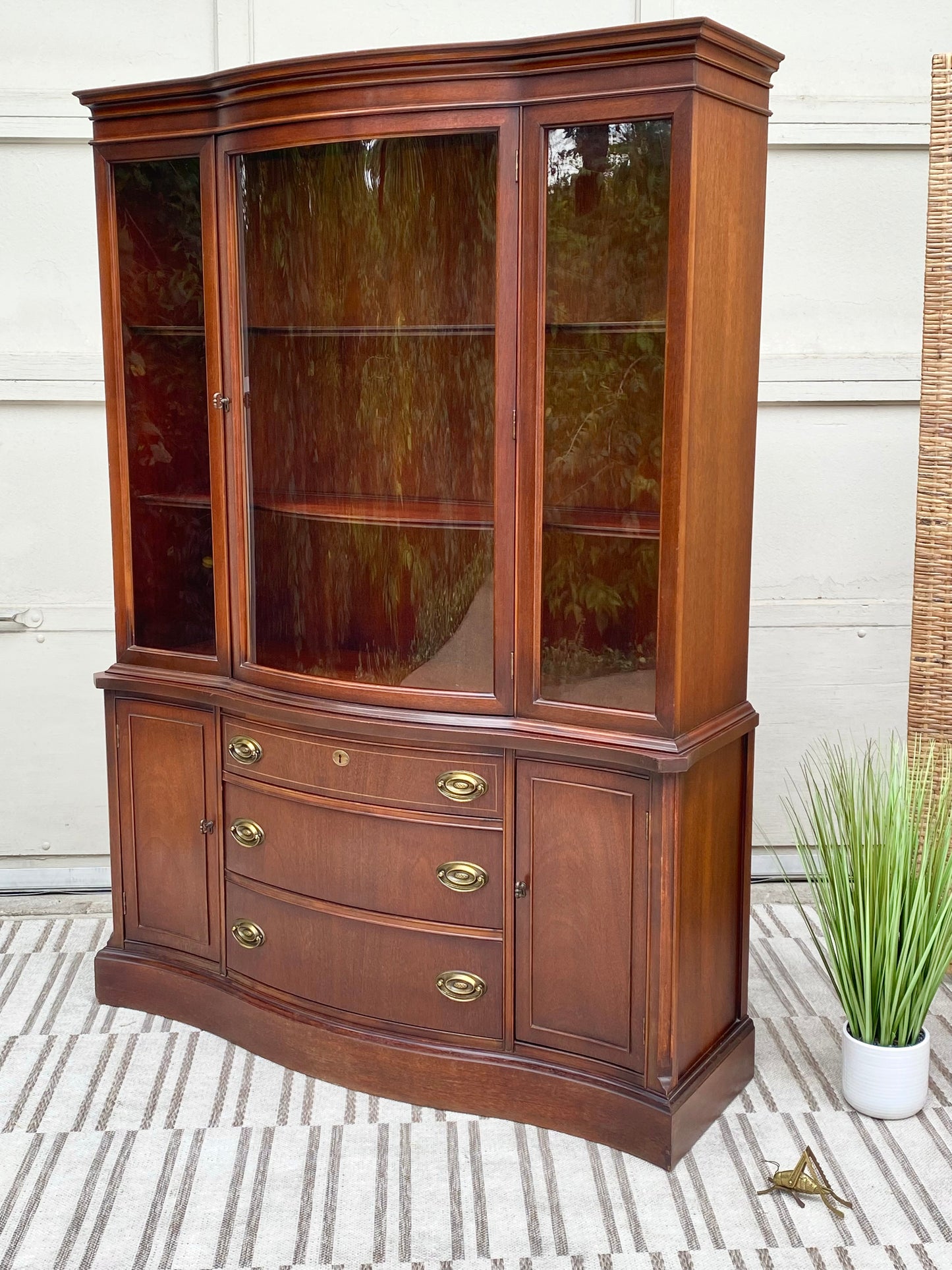 Vintage Bassett Wooden Hutch Display