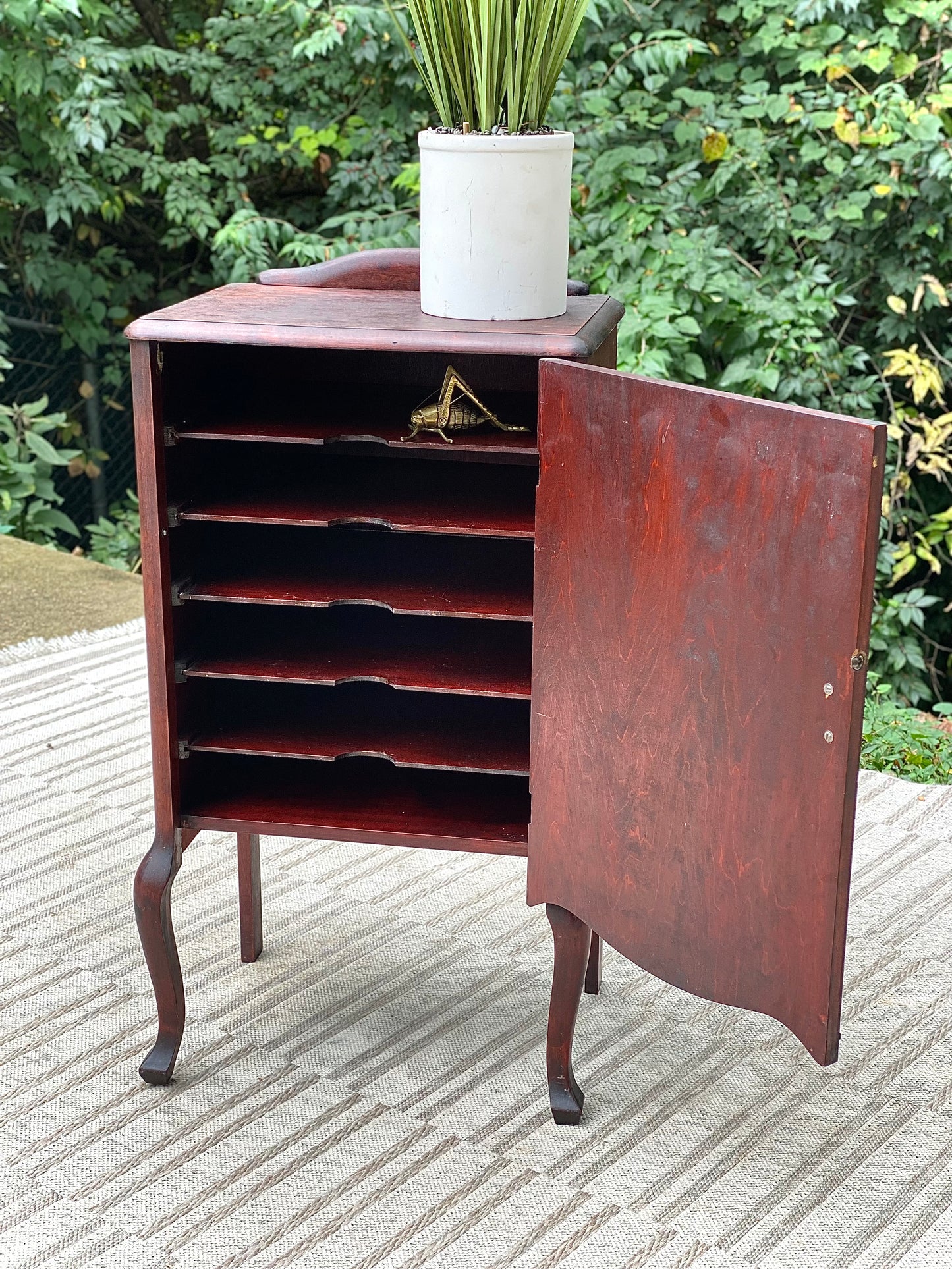 Vintage Mahogany Floor Cabinet