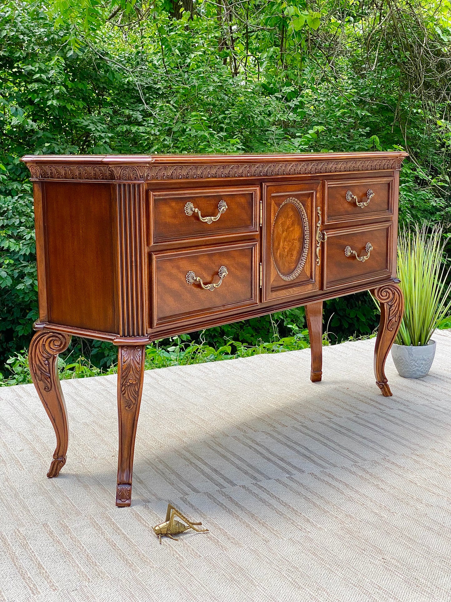 Beautiful Wooden Hallway Table Credenza