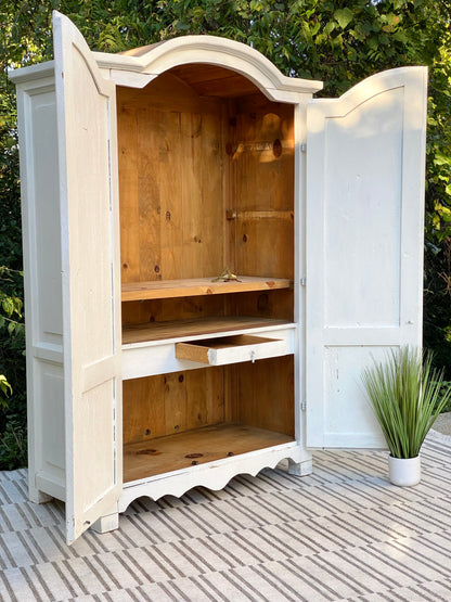 Vintage White Pine Cabinet