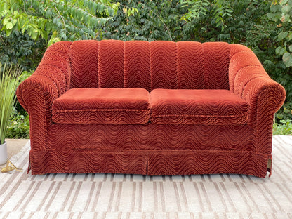 Vintage Swirl Raisin Loveseat