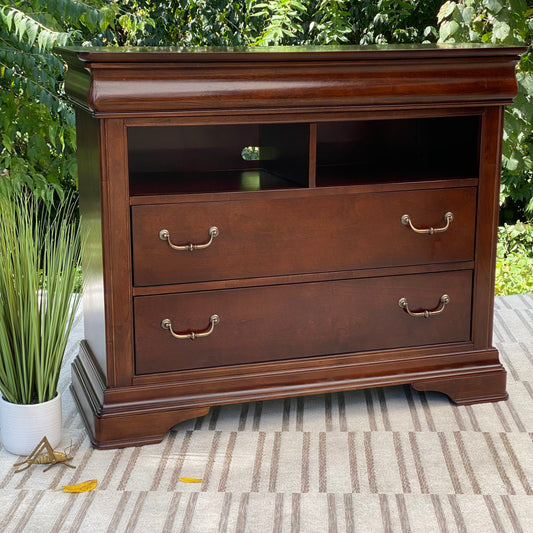 Nice Modern Cherry Media Cabinet